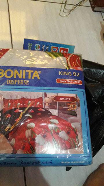 Bonita Sprei Terbaru Motif Melanie 3d Ukuran 160x200