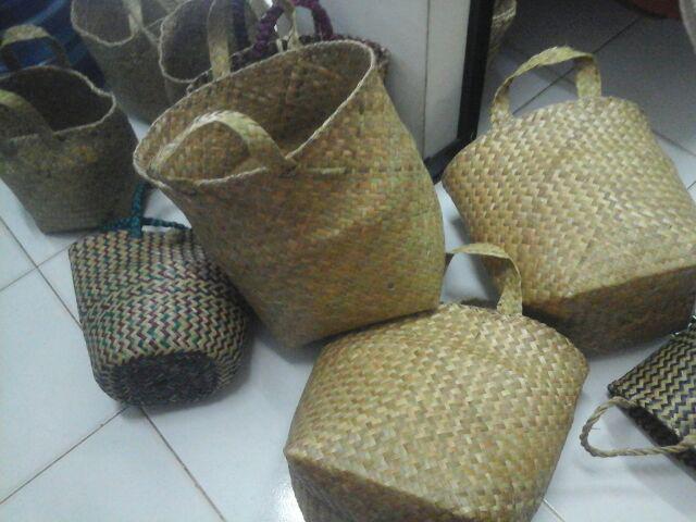 Set Bakul Purun, Hampers, Tas Belanja