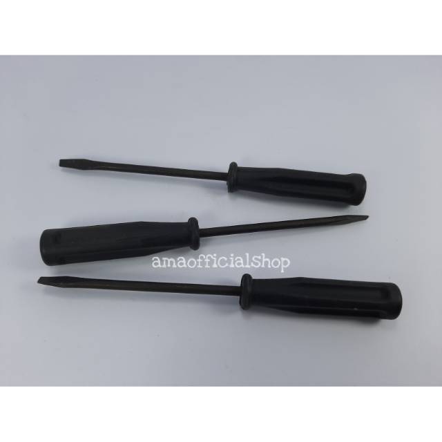 Obeng hitam kecil / obeng (-)