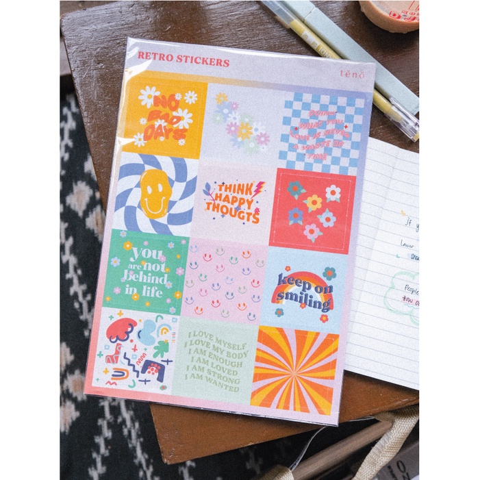 

Nostalgia Colorful Stickers / Sticker