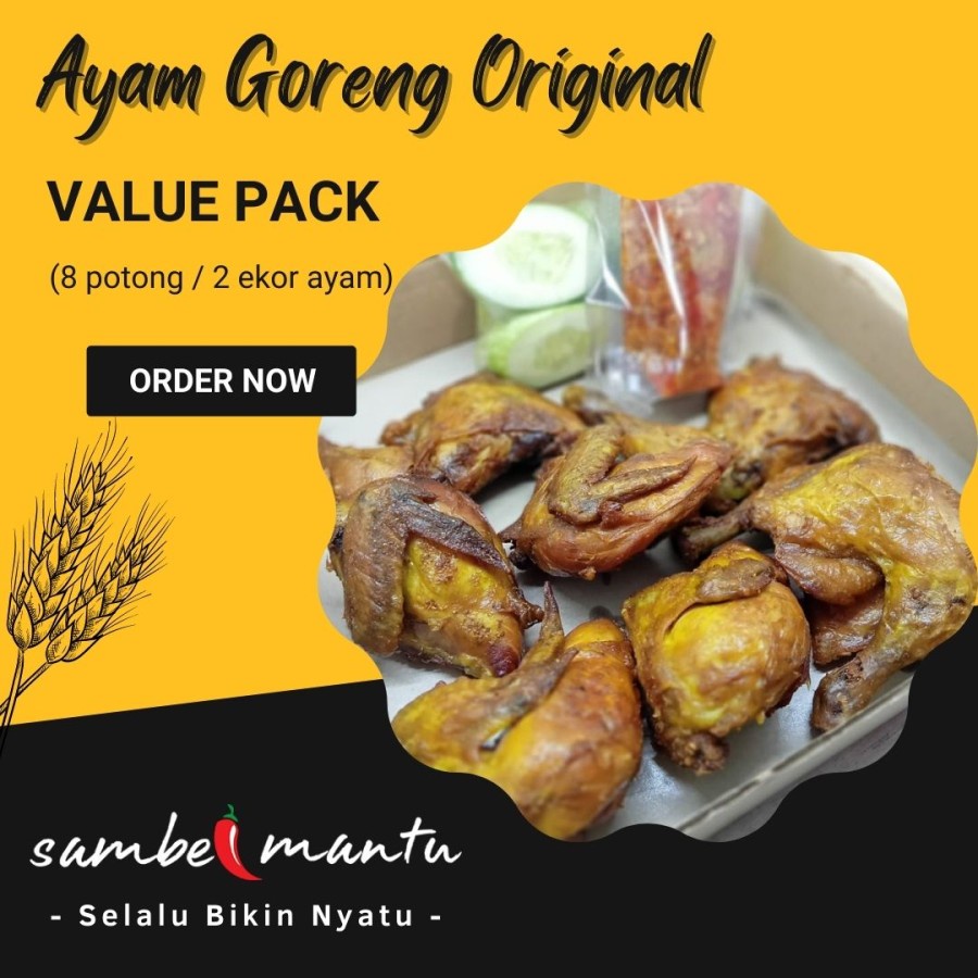 

#1 Chicken Hampers Ayam Goreng Orignal Bumbu Rempah Valuepack Hantaran