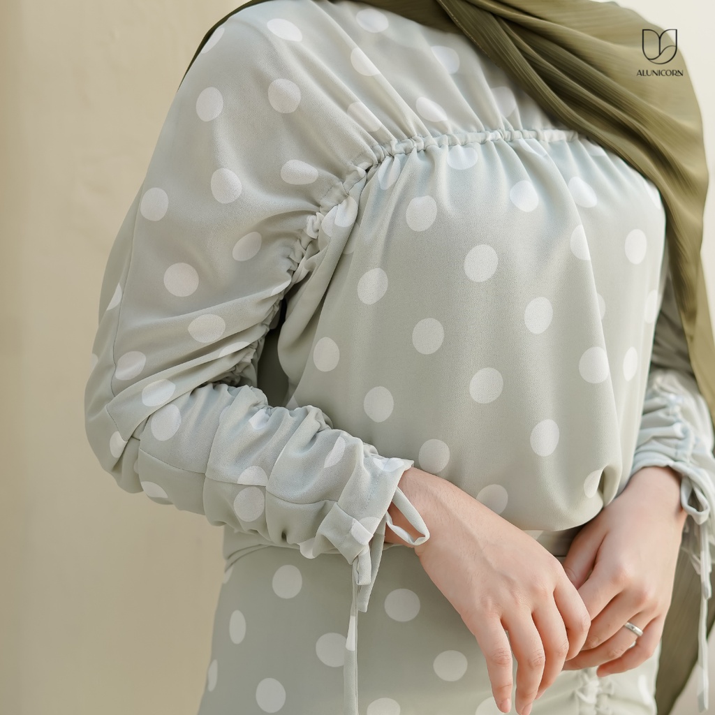 Alunicorn - Yerra Set - Blouse - Skirt-Blouse Sage Green