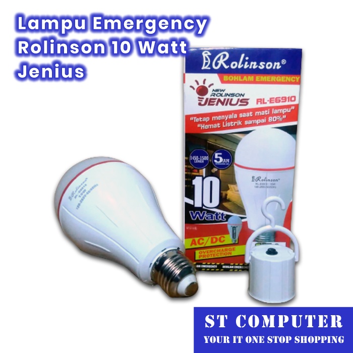 Lampu Emergency Rolinson 10 Watt Jenius