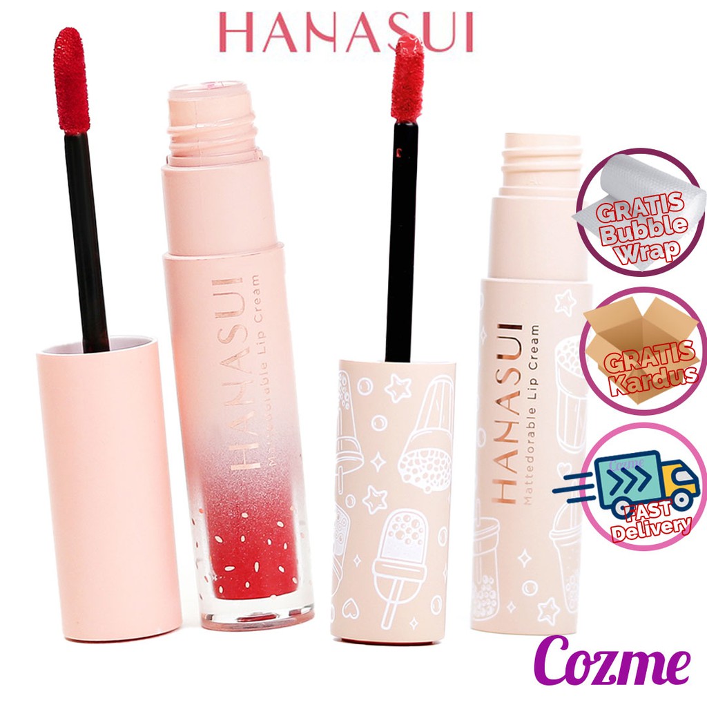 Jual Hanasui Mattedorable Lip Cream Shopee Indonesia