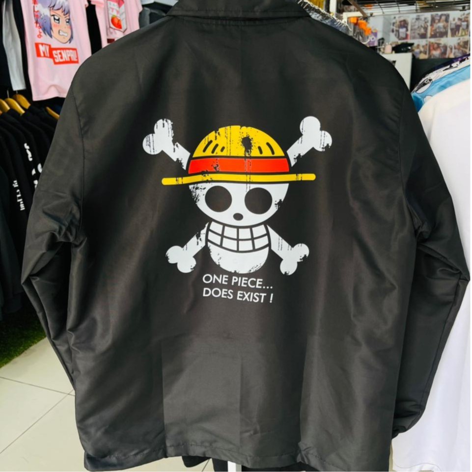 Waterproof Coach Jaket One Piece Black Premium Quality