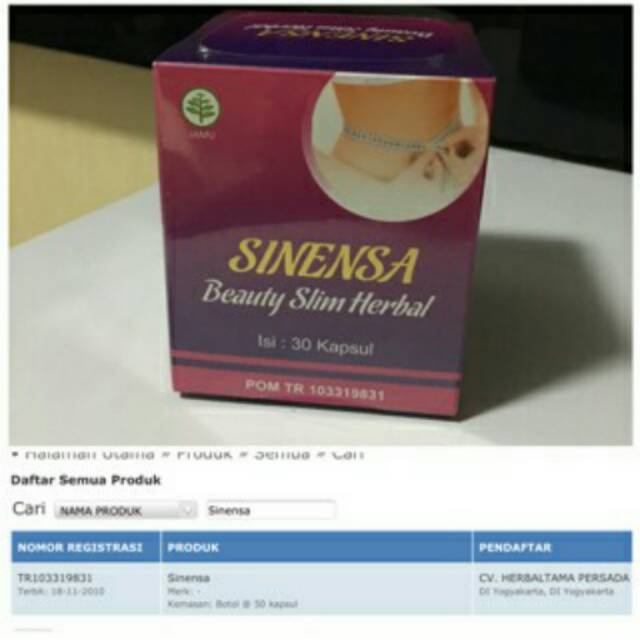 SINENSA BEAUTY SLIM HERBAL