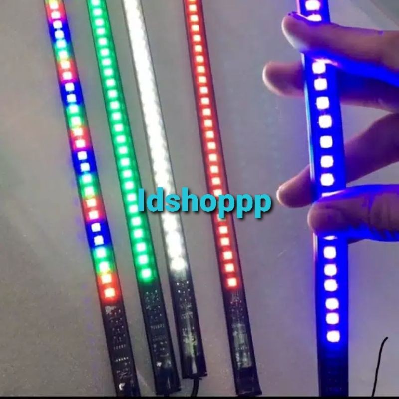 Lampu kolong led strip 24Volt bis truk running flexible waterproof 32Cm 5050led