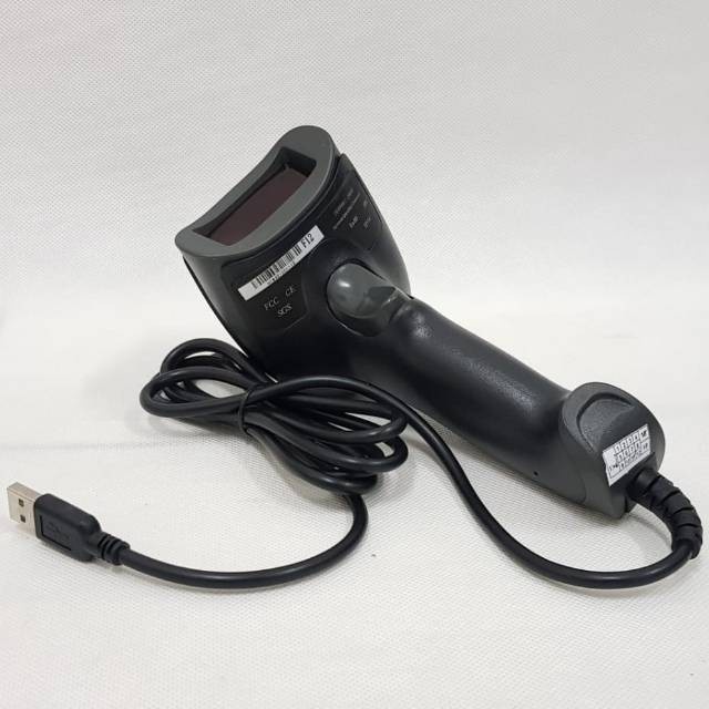 Barcode Scanner Laser 1d Usb With Stand Orifice f-12z