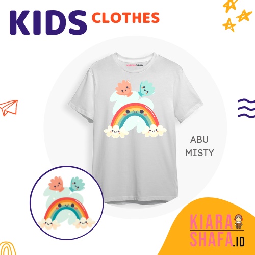 Kiarashafa - Baju Anak / Kaos Anak Rainbow