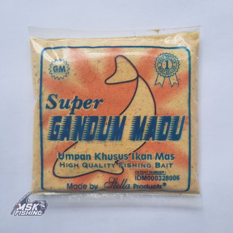 umpan ikan mas gandum madu