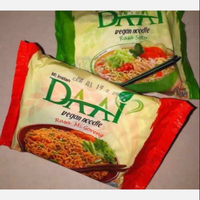 

MIE INSTAN DAAI VEGAN SOTO/GORENG 85gram