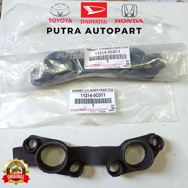 packing tutup klep + seal busi innova fortuner hilux bensin original