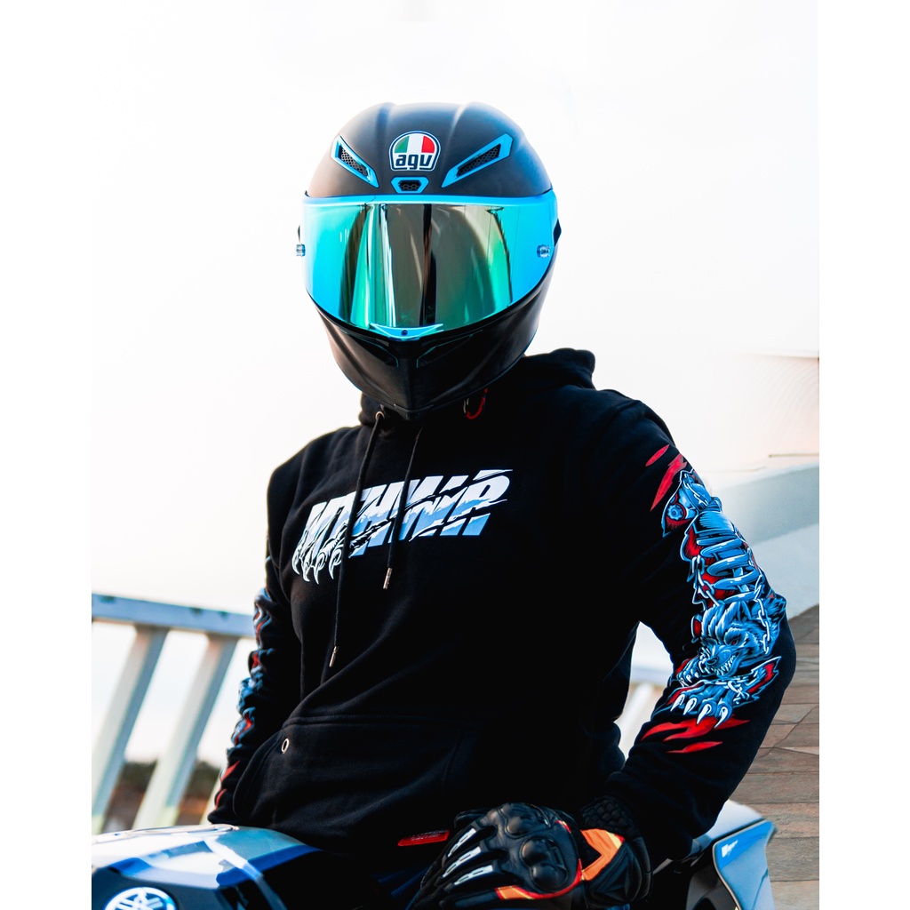 HOODIE MTHWEAR WOLF | THE NIGHT RAID | ORIGINAL NOT PROSTREET