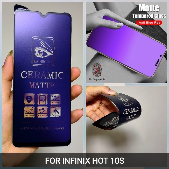 Realme C25 C21 C21Y C20 C17 C15 C12 C11 2021 C3 C2 A1K Tempered Glass Anti Blue Ceramic Matte