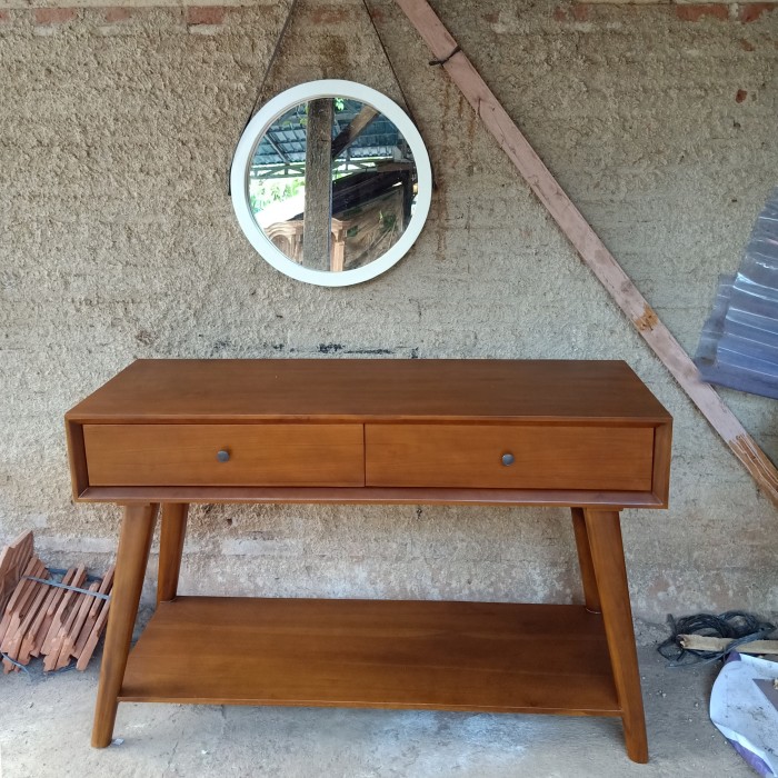 Meja Rias Retro - Meja Rias Minimalis - Meja Rias Jati