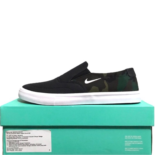 Sepatu Casual Nike SB PORTMORE II Slip On AH3364-004 ORIGINAL BNIB