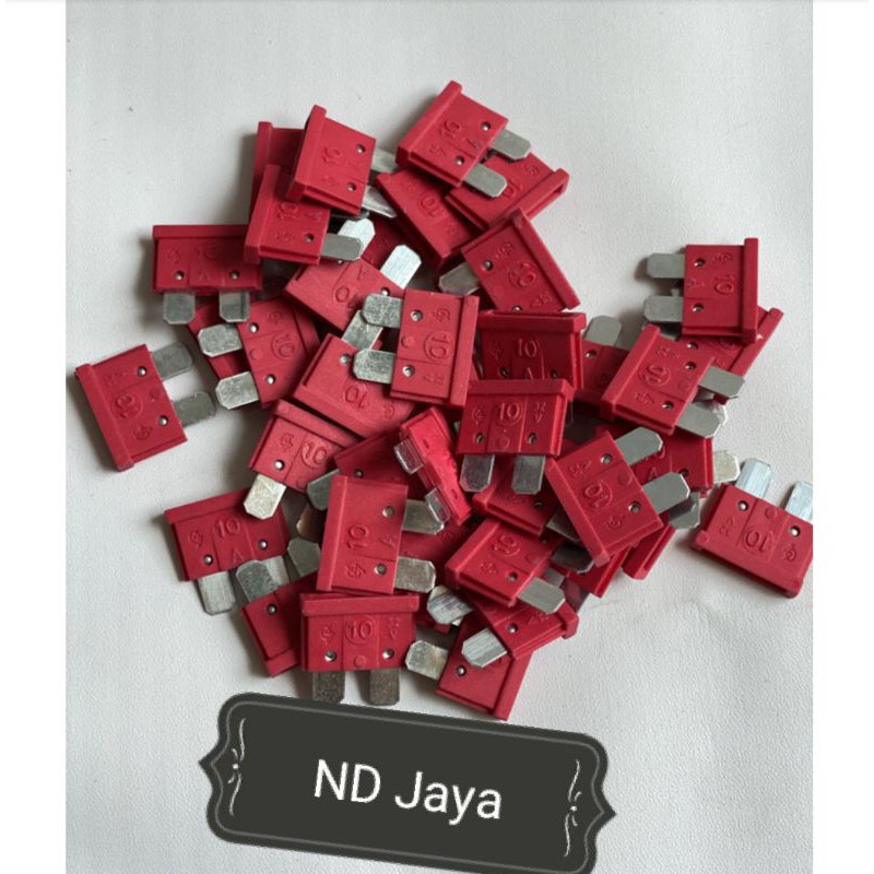 Fuse DX Big-Sekring Tancap 10A Besar Keramik/Fuse Blade Keramik