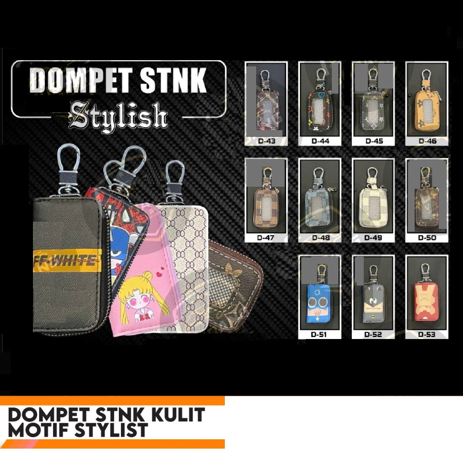 Dompet STNK Kulit Motif Stylist