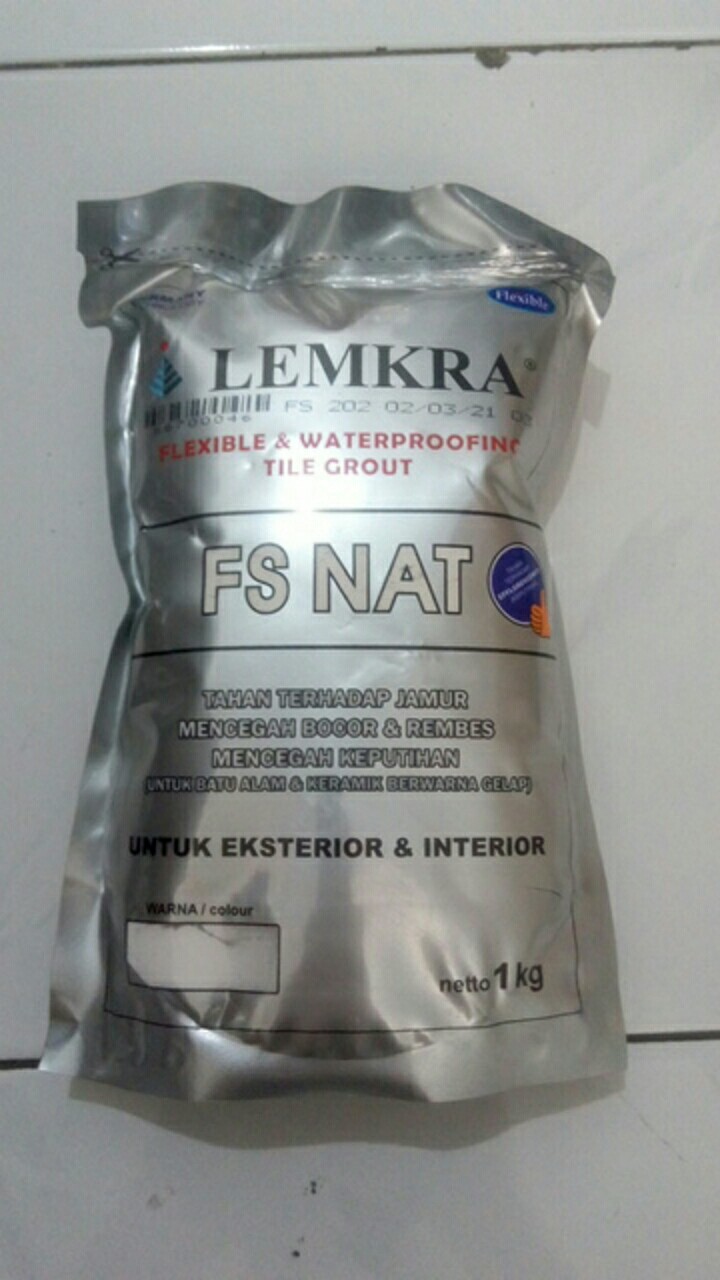 Lemkra Fs Nat Pengisi Cor Rongga Nat Keramik Warna