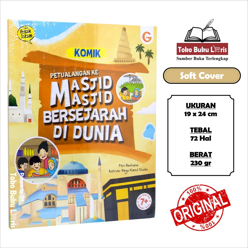 Komik Petualangan ke Masjid-Masjid Bersejarah di Dunia - Penerbit GIP