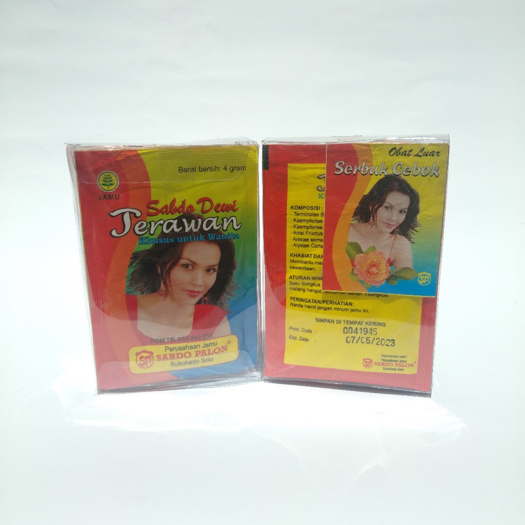Jamu Super Sabdo Dewi Perawan Plus Serbuk Cebok Khusus Wanita SP Isi 10 Sachet