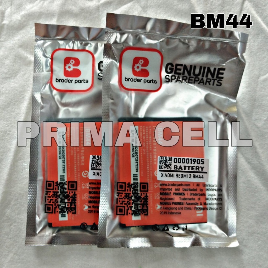 BATERAI / BATRE / BATTERY / BATRAI XIAOMI BM44 - XIAOMI REDMI 2 - BM44