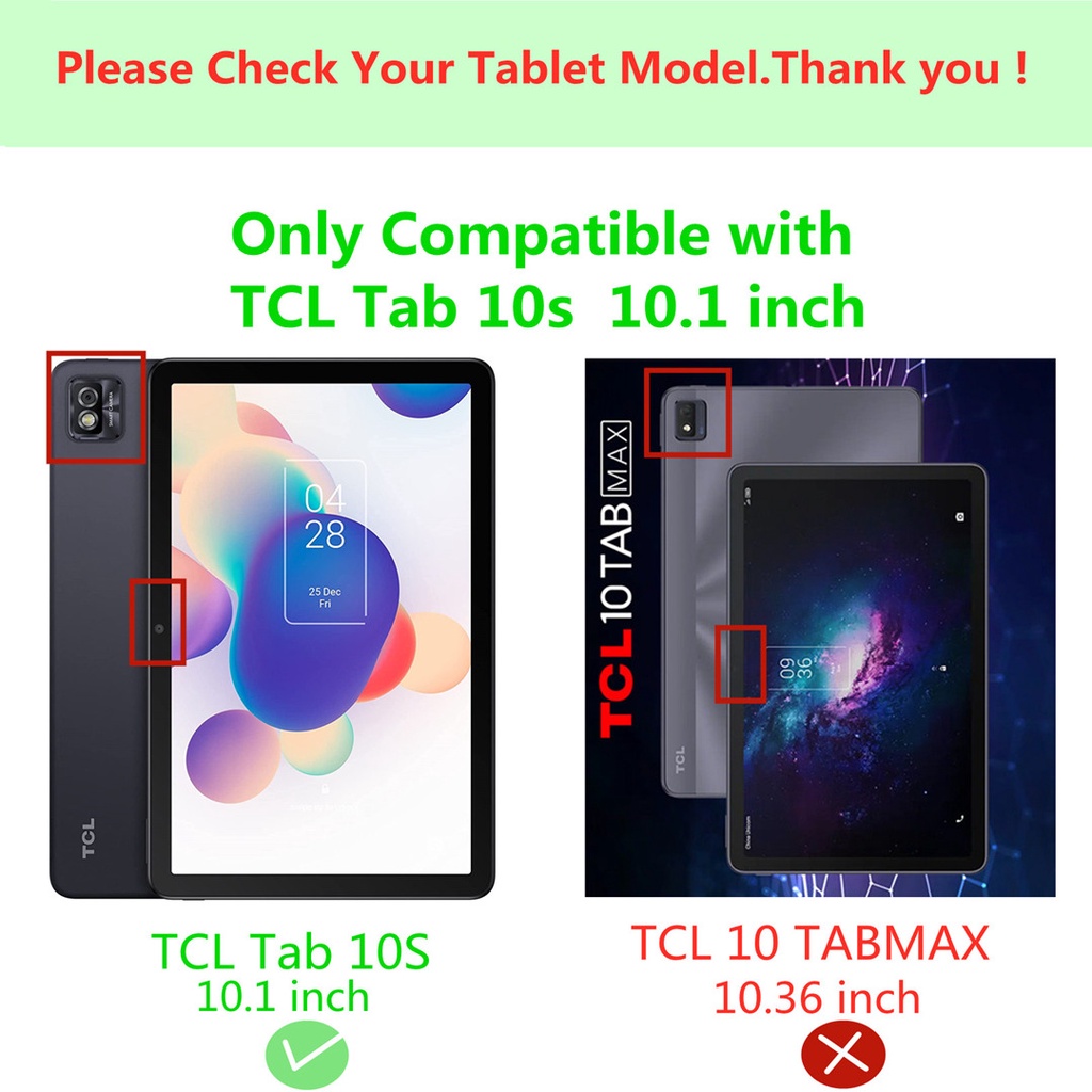 2pcs / Pak Pelindung Layar Tempered Glass Untuk Tablet TCL TAB 10s 9080G (2021) TCL 10 9081X 10.1 &quot;10s