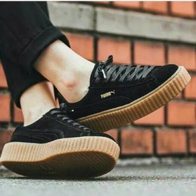 KETS PUMA HITAM DAN MOCCA Sepatu wanita Murah Cewek