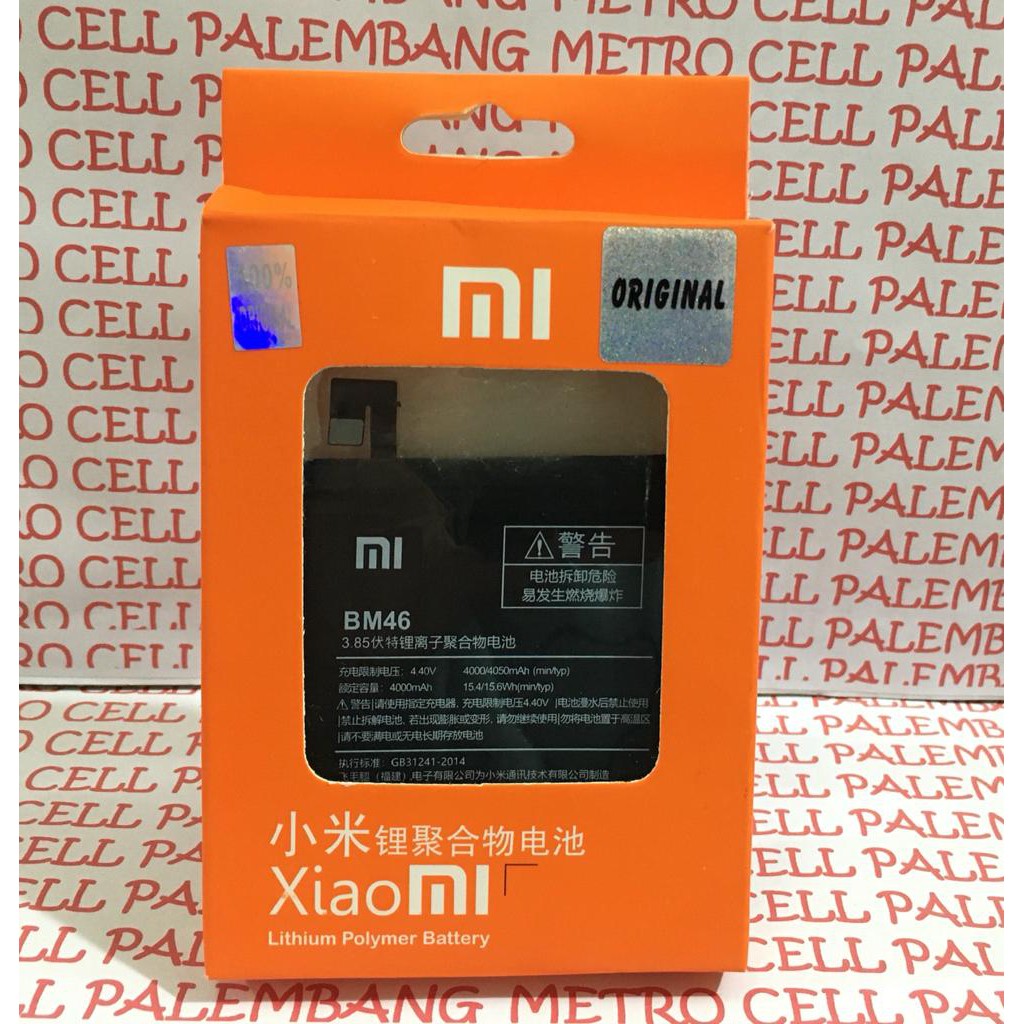 BATERAI REDMI NOTE 3 BM46 ORI