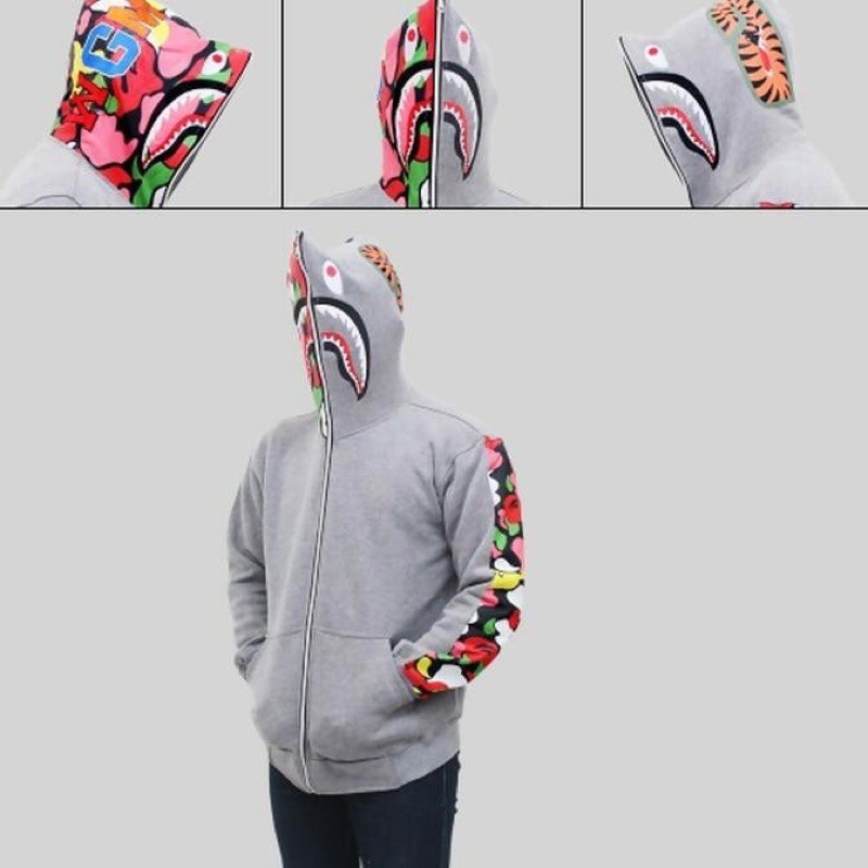 HOODIE BAPE FULL ZIPPER