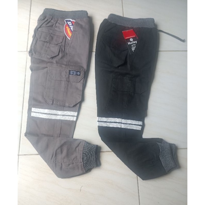 Celana Jogger cargo Panjang Anak Laki 6-8Tahun Pingang karet