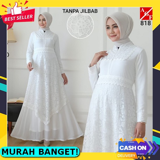 Readyh Todayz Tifani Gamis Terbaru2022 Lebaran Wanita Muslim Elegan Mewah Original Murah Remaja Keki