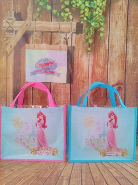 Tas Souvenir Ulang Tahun / Goodie bag / Tas mika / souvenir ultah / tas souvenir / kantong mika-4
