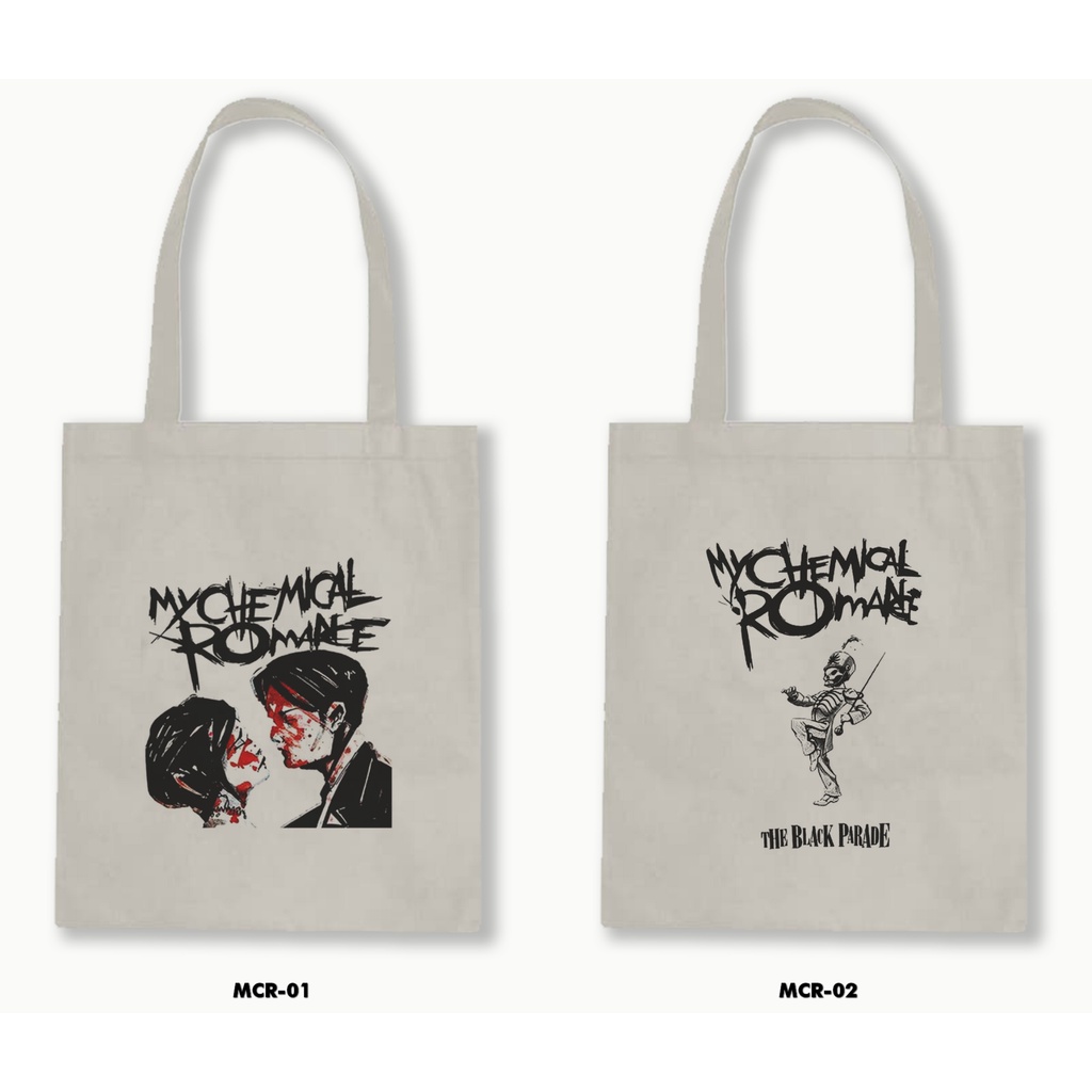 TOTE BAG RESLETING - MY CHEMICAL ROMANCE