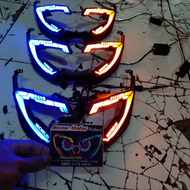 Lampu alis nmax custom pnp tinggal pasang