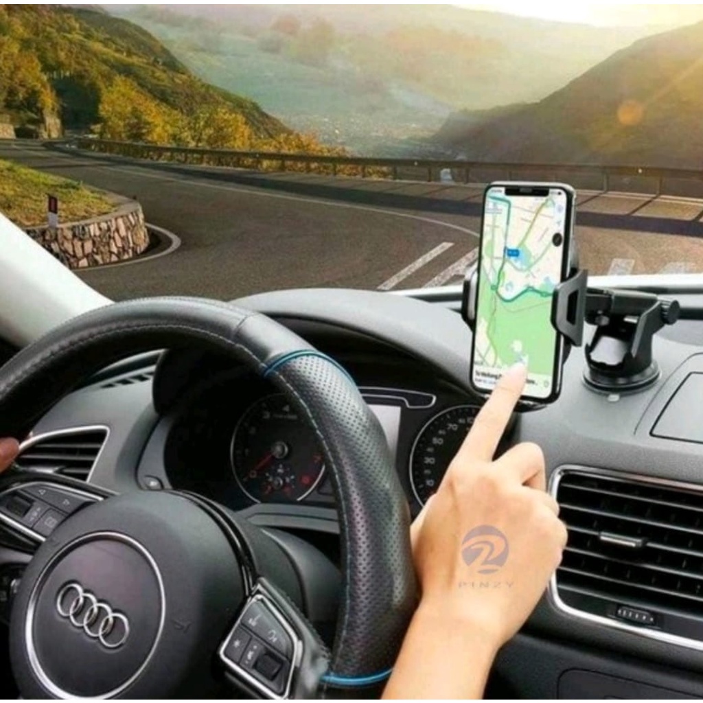 Phone Holder Mobil HD08 Untuk HP / Car Holder Tatakan GPS Car Hp Holder Gps Buat hp di mobil