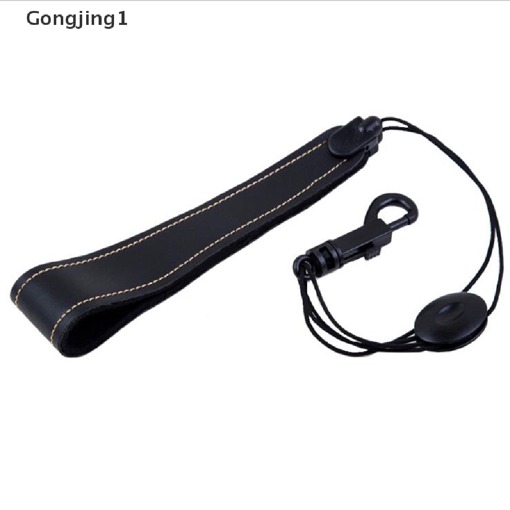 Gongjing1 Strap Leher Saxophone Alto Adjustable Bahan Kulit