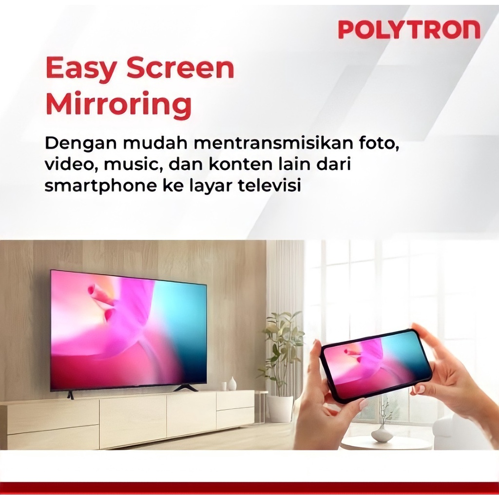 Polytron LED Smart TV 55&quot; 4K Ultra HD UHD PLD 55UV5920 Digital DVB-T2