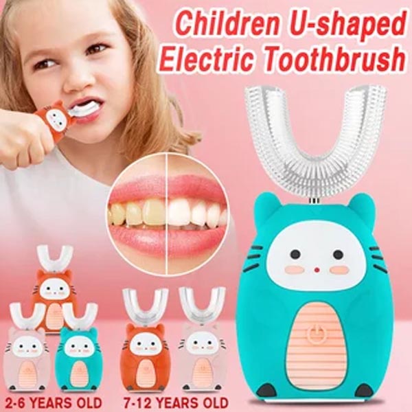 Sikat Gigi Anak Bentuk U Bahan Silikon / Training Toothbrush / Tooth Brush Baby Silicon type U Sikat Gigi Anak Sikat_Cerianti