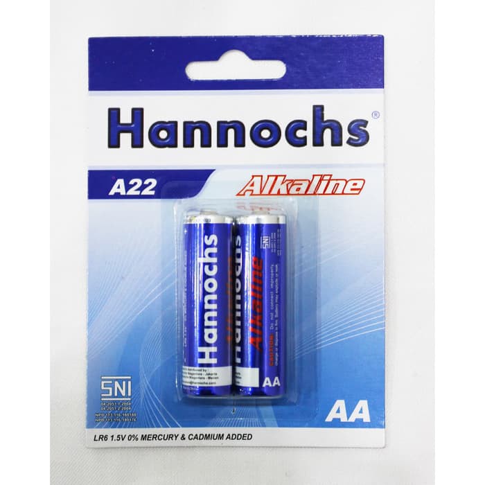 Baterai Hannochs Alkaline A22 - 2pcs