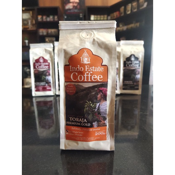 

TORAJA PREMIUM GOLD 200gr ( Indo Estate Coffee)