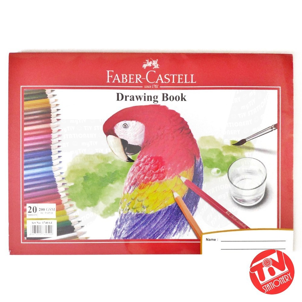 

Buku Gambar Faber Castell A4 200 gsm (20 Sheets)