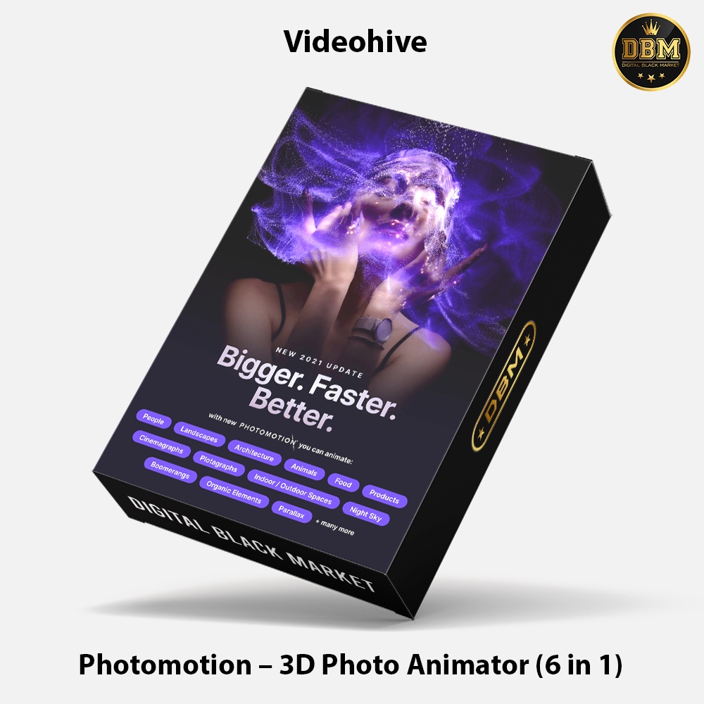 Photomotion - 3D Photo Animator (6 in 1) - After Effects Project Files