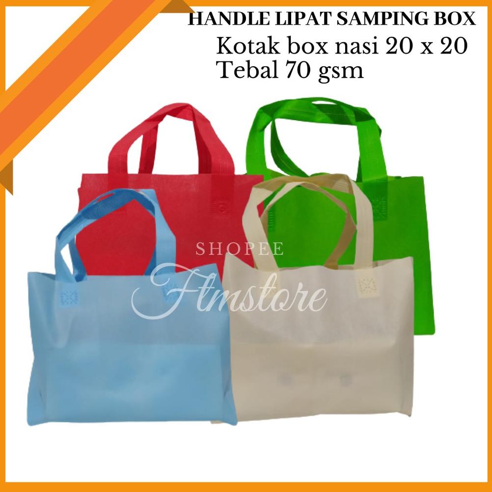 

Tas Hajatan Tas Kotak Nasi Tas Besek Handle Lipat Samping Box 20 X 20 Kotak Snack Kotak Nasi Berkat