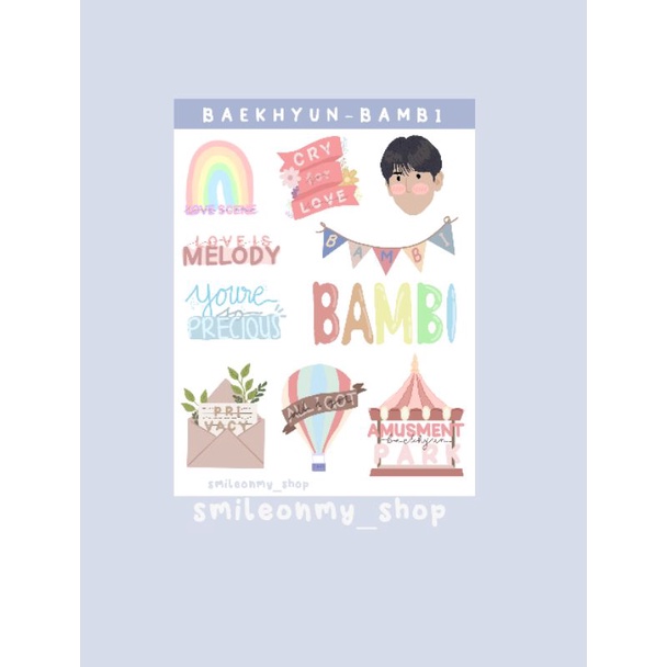 

BAEKHYUN STICKER BAMBI