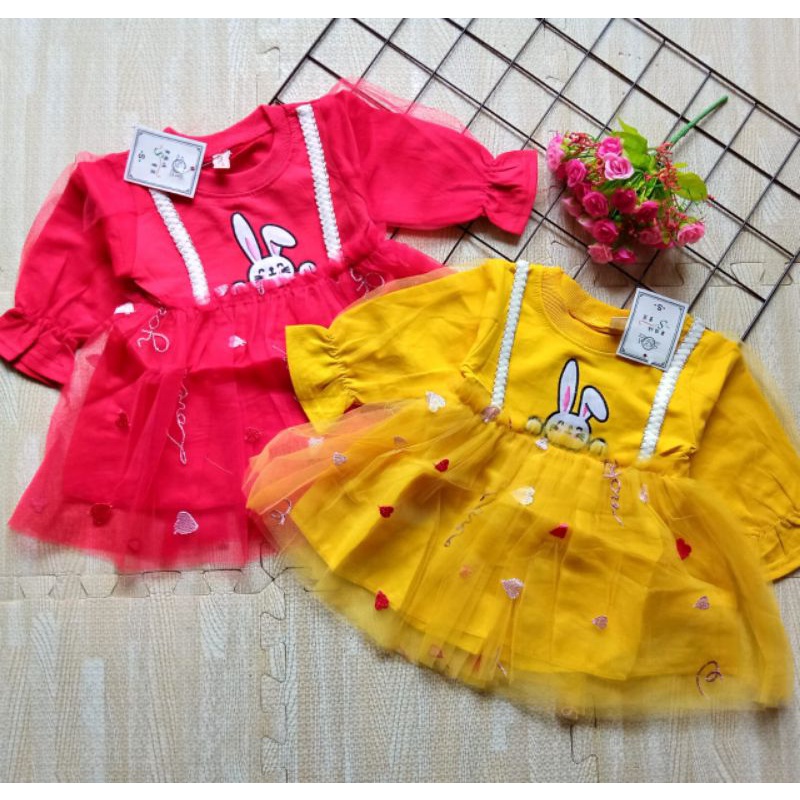 [0-4T] DRESS Sweater import anak perempuan premium Gaun bayi cewek tutu lengan panjang DRESS SOFIA /Dress Anak Perempuan Import/ Gaun Tutu Pesta Lengan Panjang Korea Fashion Style Berkualitas Tinggi