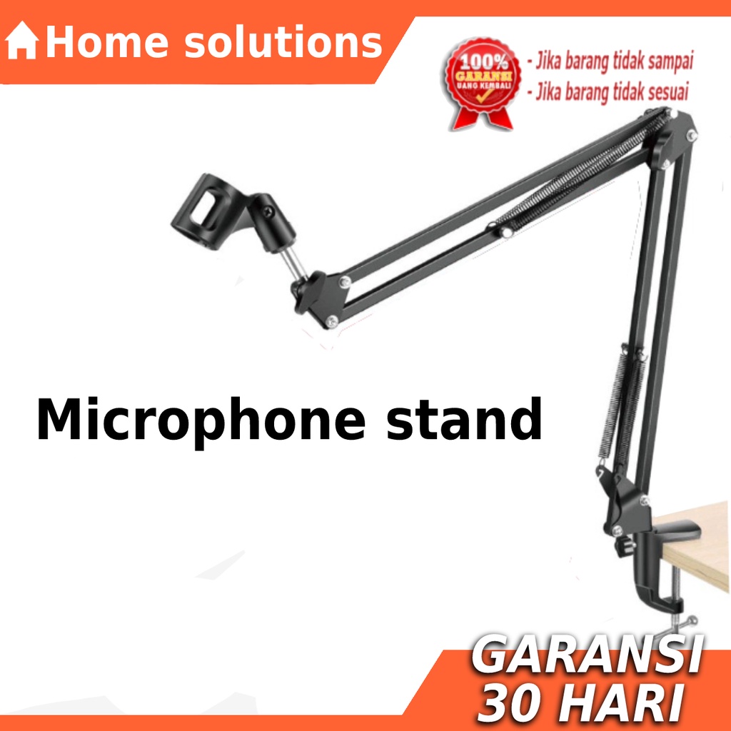 ❤️ Home Solutions ❤️ Arm Stand Suspensi Lazypod Mikrofon Stand Mic Arm Professional for Microphone A