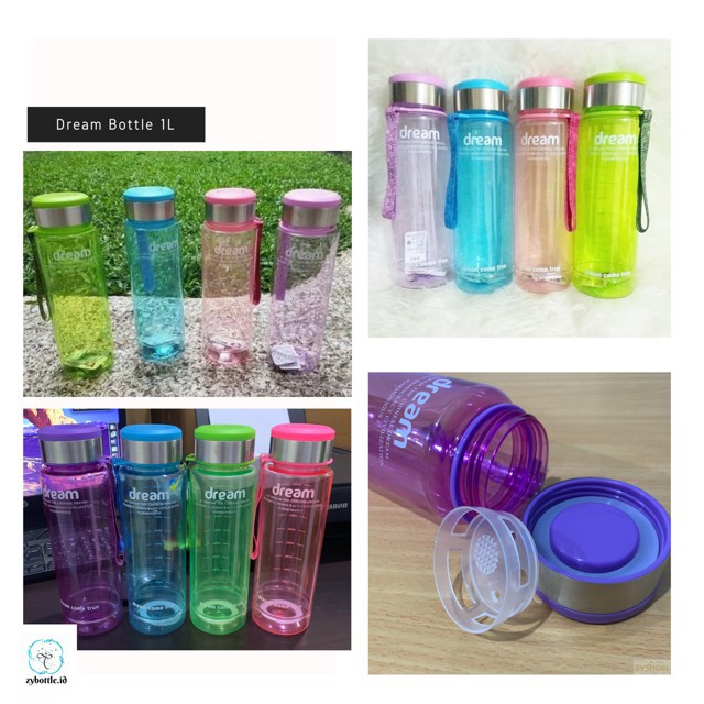 Botol Minum Sporty Dream 1 Liter BPA FREE [Import]