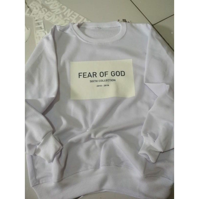 Sweater Basic BTS Namjoon Suga Fear Of God Digital Print