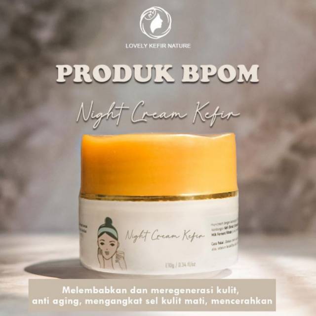 

NIGHT CREAM KEFIR ETAWA - BPOM